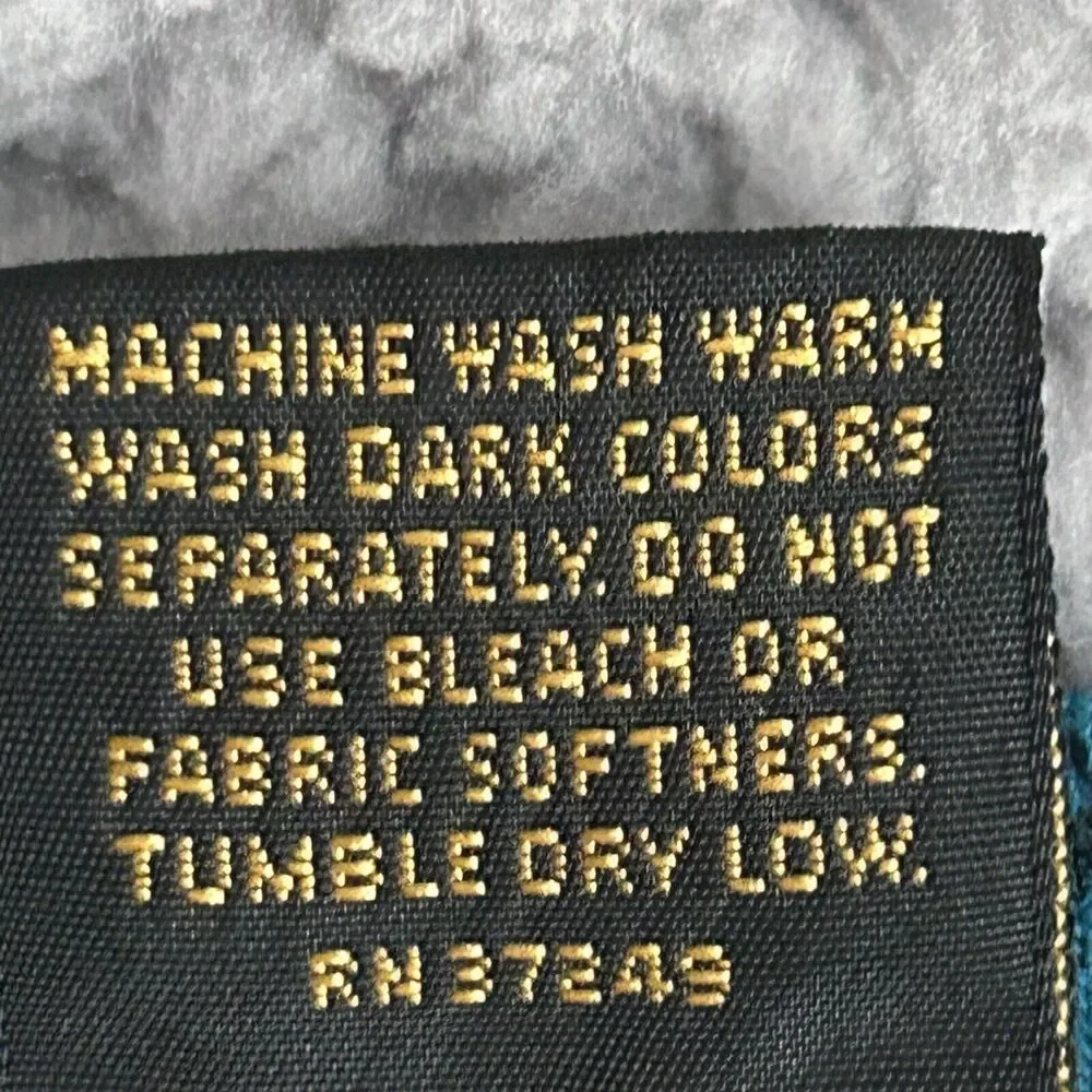 Vintage REI Mens L Quarter Zip Long Sleeve Pullover Shirt Blue Print Outdoor - Picture 3 of 15